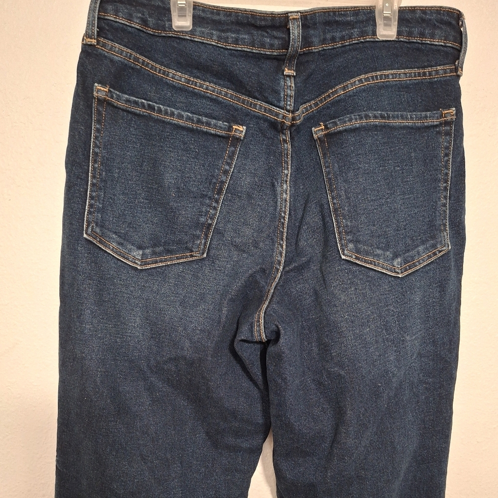 Old navy og loose high rise.Straight leg jeans Dark Wash - Picture 7 of 12